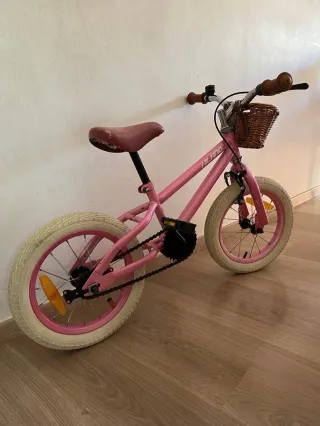 Bicicleta Infantil Rosa Retro