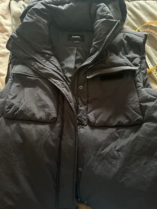 Chaleco acolchado Pull&Bear negro