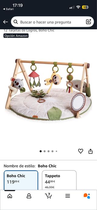 Alfombra de actividades evolutivo con sonido.