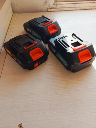 3 Baterías Litio 18V/21V