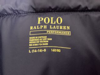 Plumón Ralph Lauren niño azul