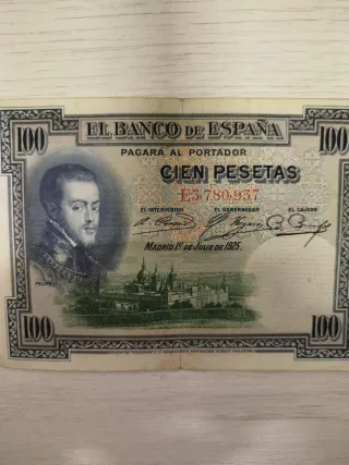 Billete 100 Pesetas Banco de España 1925