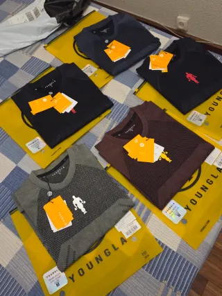 Camiseta Yougla Talla M Verde Militar