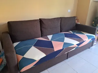 Sofá Cama Friheten Ikea Marrón