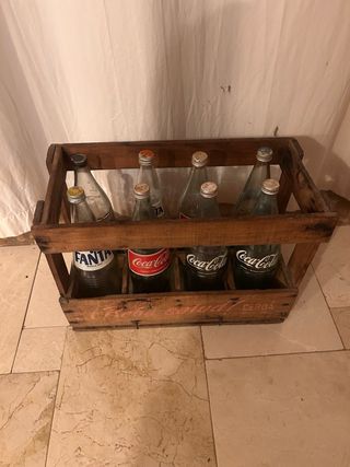 Scatola Vintage Refrescos Coca Cola Fanta Anni '60