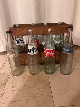 Scatola Vintage Refrescos Coca Cola Fanta Anni '60