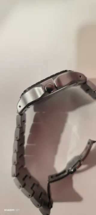 Reloj Cartier Negro y Plateado