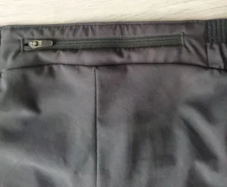 Pantalones running secado rápido negro