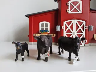 Schleich Familia Angus. Descatalogada.