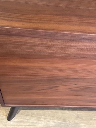 Mueble TV madera Nogal El Corte Inglés 1,60 metros