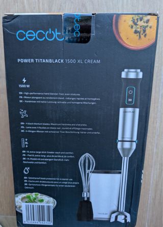 Batidora Cecotec Power Titan Black