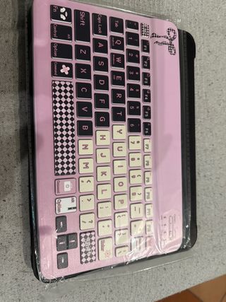 Teclado Bluetooth Rosa para Tablet