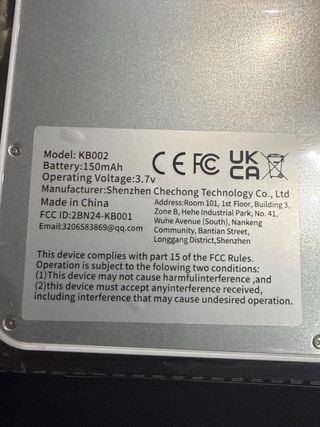 Teclado Bluetooth Rosa para Tablet