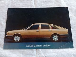 Lancia Gamma Berlina Coupe' Depliant Brochure