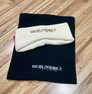 Scaldacollo in pile + fascia sportiva in pile