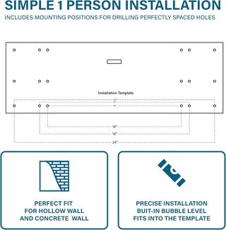 2 Scaffali in metallo 2x4 piedi con ganci
