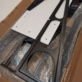 2 Scaffali in metallo 2x4 piedi con ganci