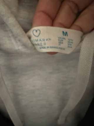 Sudadera gris Primark talla M
