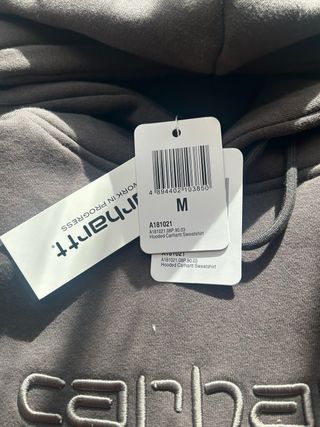 Felpa Carhartt Grigio Antracite Taglia M