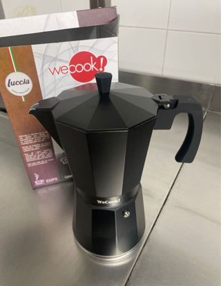 Cafetera Italiana WeCook Negra