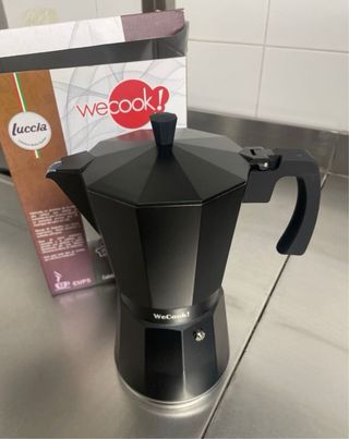 Cafetera Italiana WeCook Negra