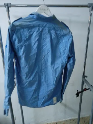 Camisa azul RAW Talla M