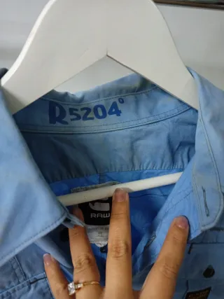 Camisa azul RAW Talla M