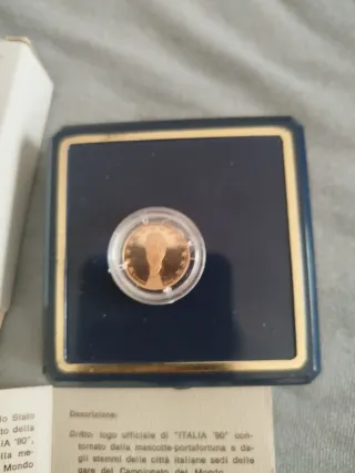 Medaglia Oro Mondiali Calcio Italia '90