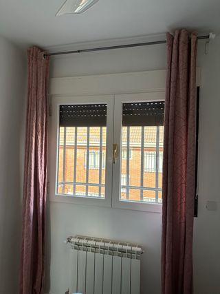 Cortinas Rosas Efecto Terciopelo