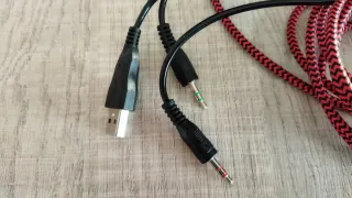 Auriculares Gaming Tempest Negros y Rojos