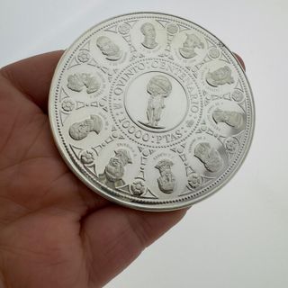 MONEDA DE PLATA LEY 925ML - 10.000 PESETAS 1991