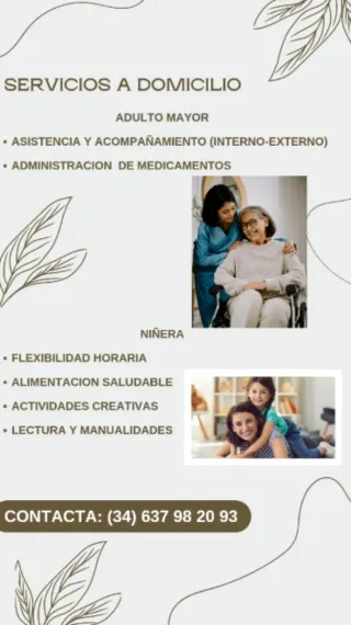 Cuidado de Adulto-Niñera