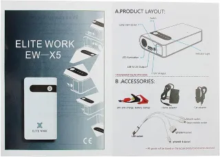 Avviatore Jump Starter 12V 10000MAH Power Bank