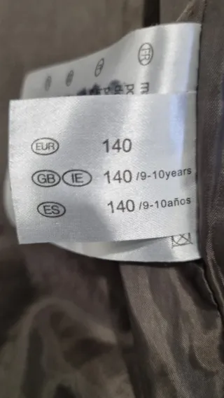 Chamarra niño 9-10 años verde