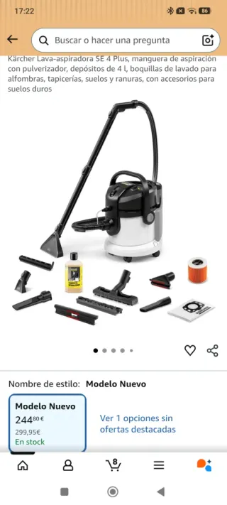 Kit limpieza coche (car detailing) + Karcher SE 4