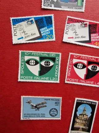 Serie francobolli Repubblica italiana