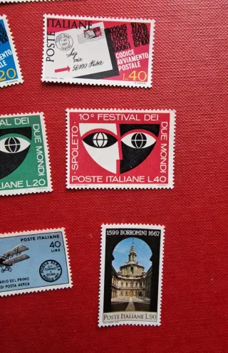 Serie francobolli Repubblica italiana