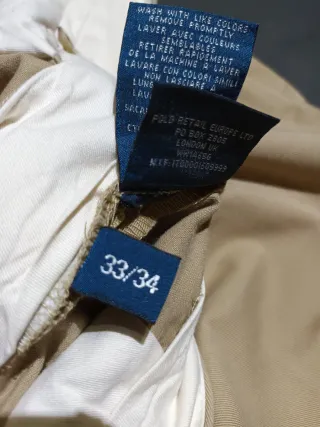 Pantalon largo Chino Polo Ralph Lauren Talla 33