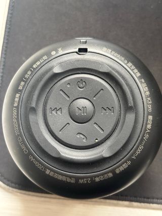 Altavoz Lenovo Portátil Gris Negro