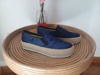 Mocasines Mustang Azul Marino Nuevos