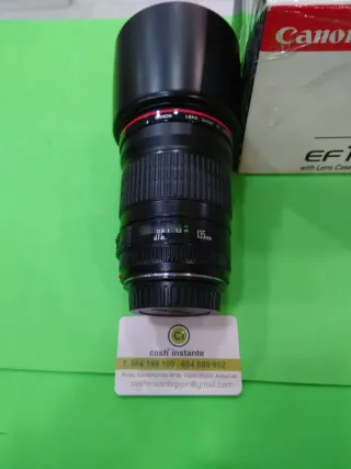 OBJETIVO REFLEX CANON 135MM F/2L