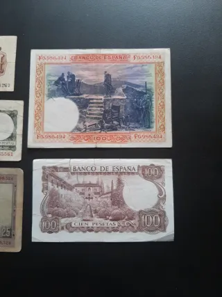 LOTE BILLETES DE ESPAÑA