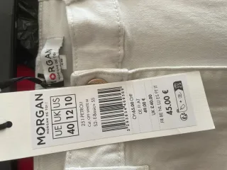 Pantalones Morgan blancos talla 40 nuevos