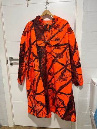 Poncho Caza Mayor Naranja Talla Única