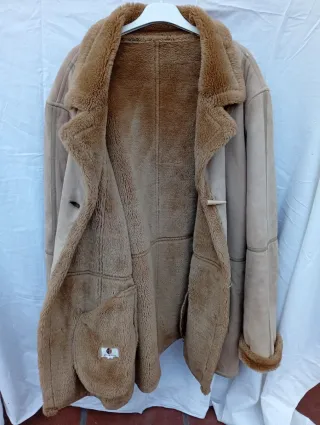 Pelliza señora beige y marrón