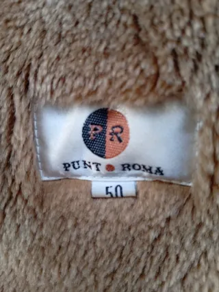 Pelliza señora beige y marrón