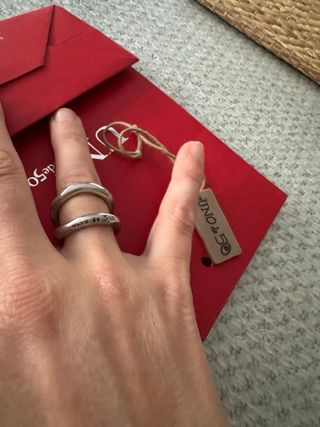 Anillo UNO de 50 Plata