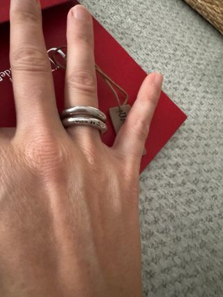 Anillo UNO de 50 Plata