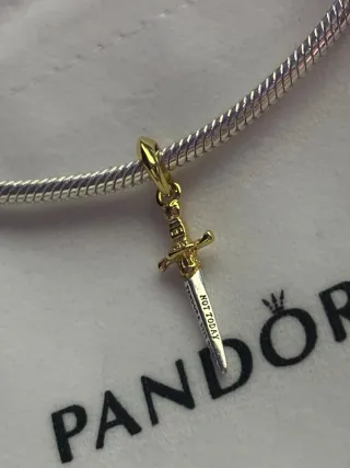 Charm Pandora Espada Aguja Juego de Tronos