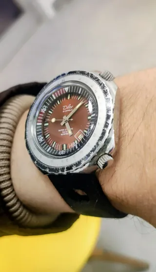 Orologio diver Difor 21 Jewels Super Etanche